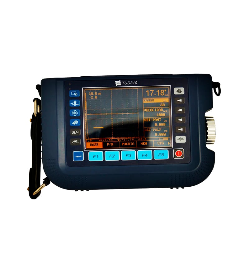 Detector de fallas del metal por ultrasonido con rango 2.5mm a 9999mm