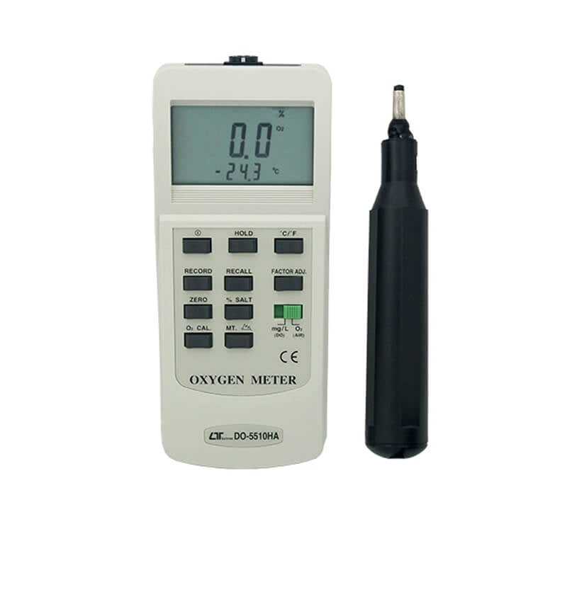Medidor digital de oxígeno disuelto, Lutron DO5510HA