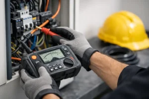 Megóhmetro para pruebas de aislamiento