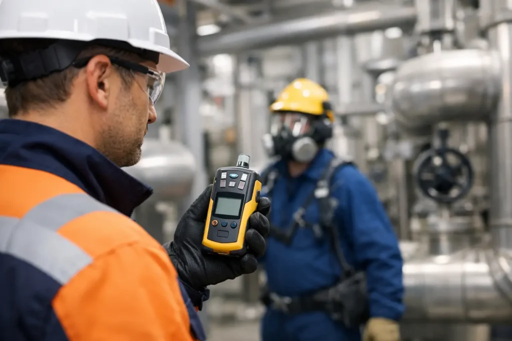 Cómo usar detector de gases portátil