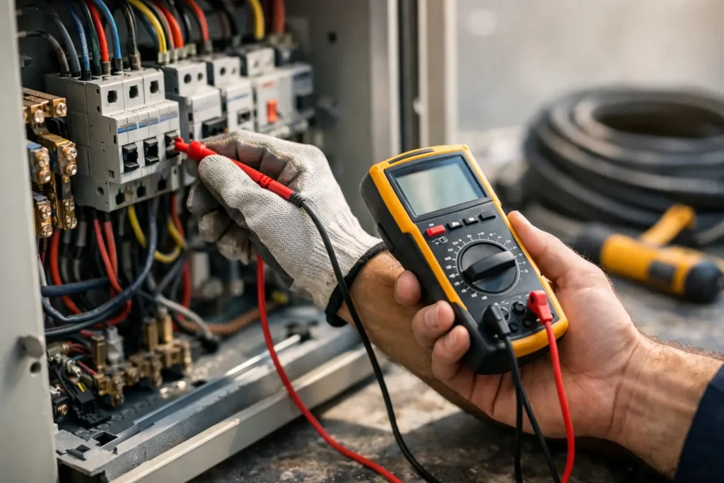 Guía de medición eléctrica segura y precisa